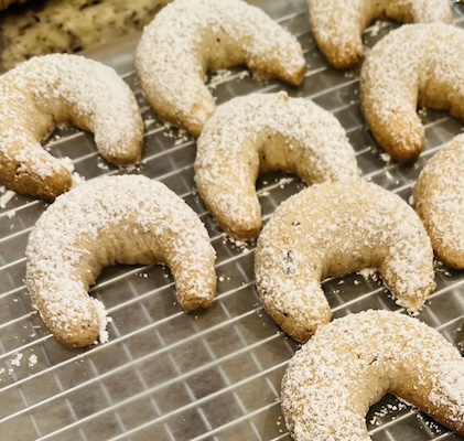 Vanilla Horn Cookies