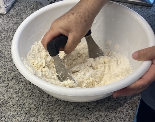 making pie crust